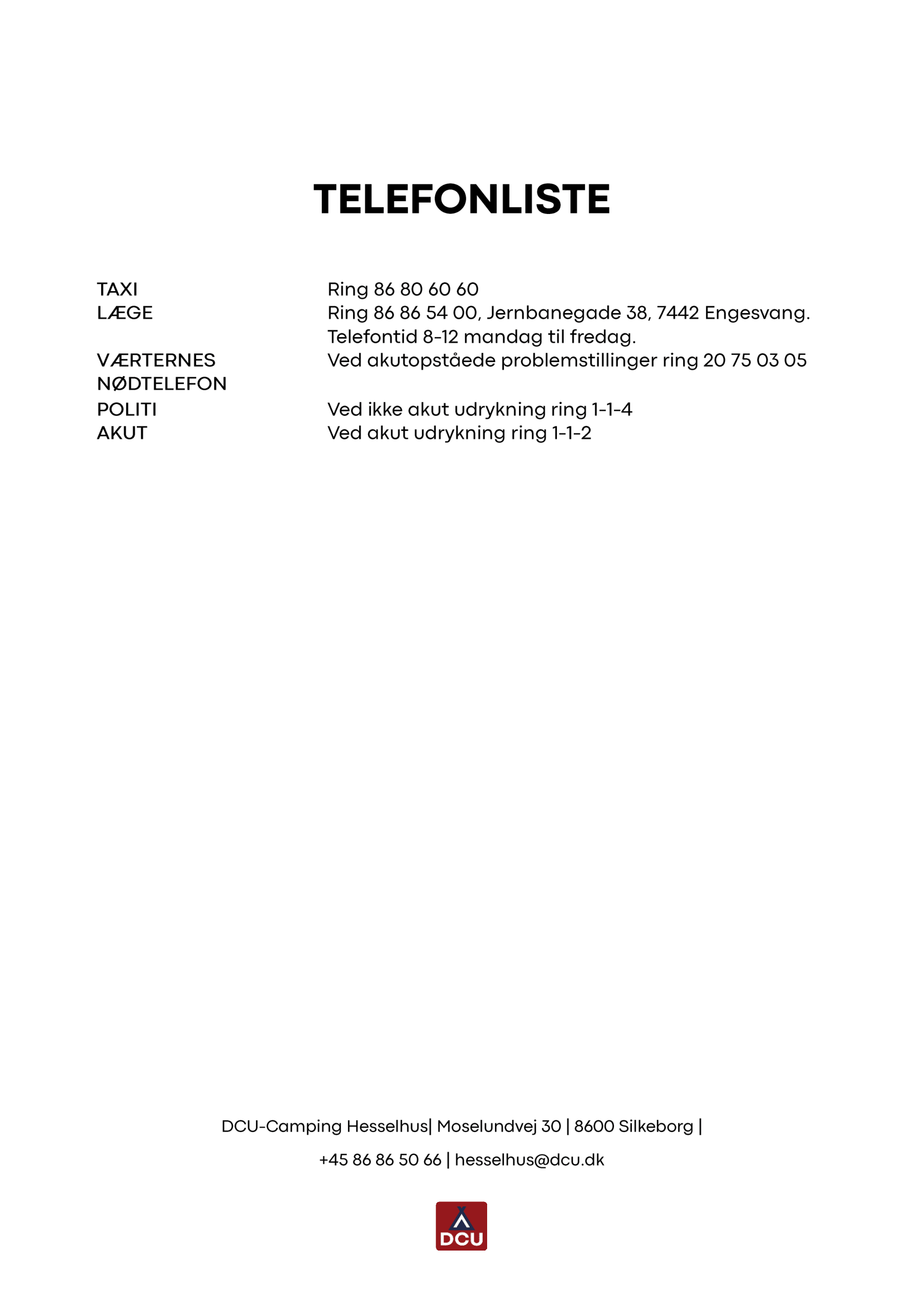 Hesselhus telefon