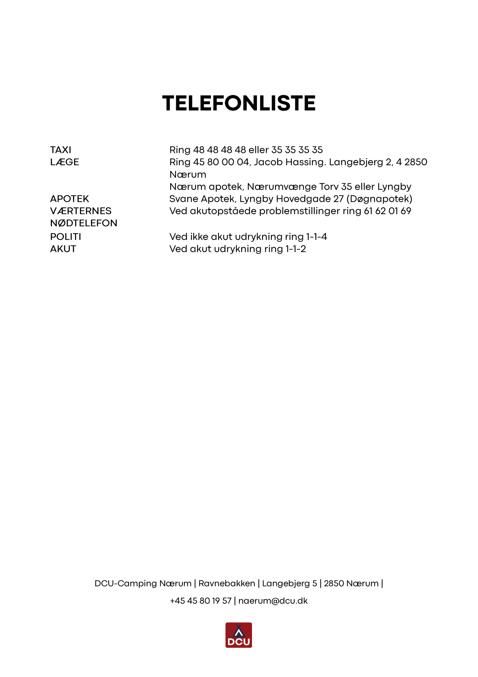 Nærum info