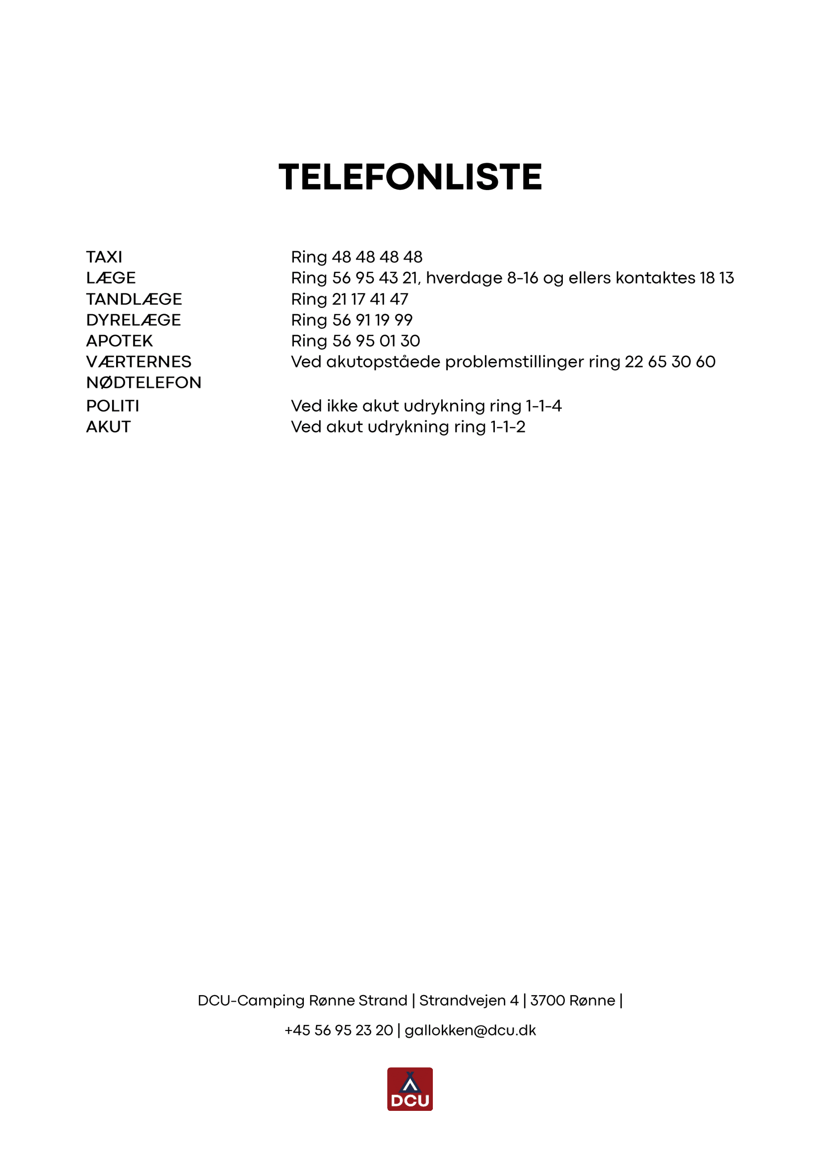 Rønne telefon