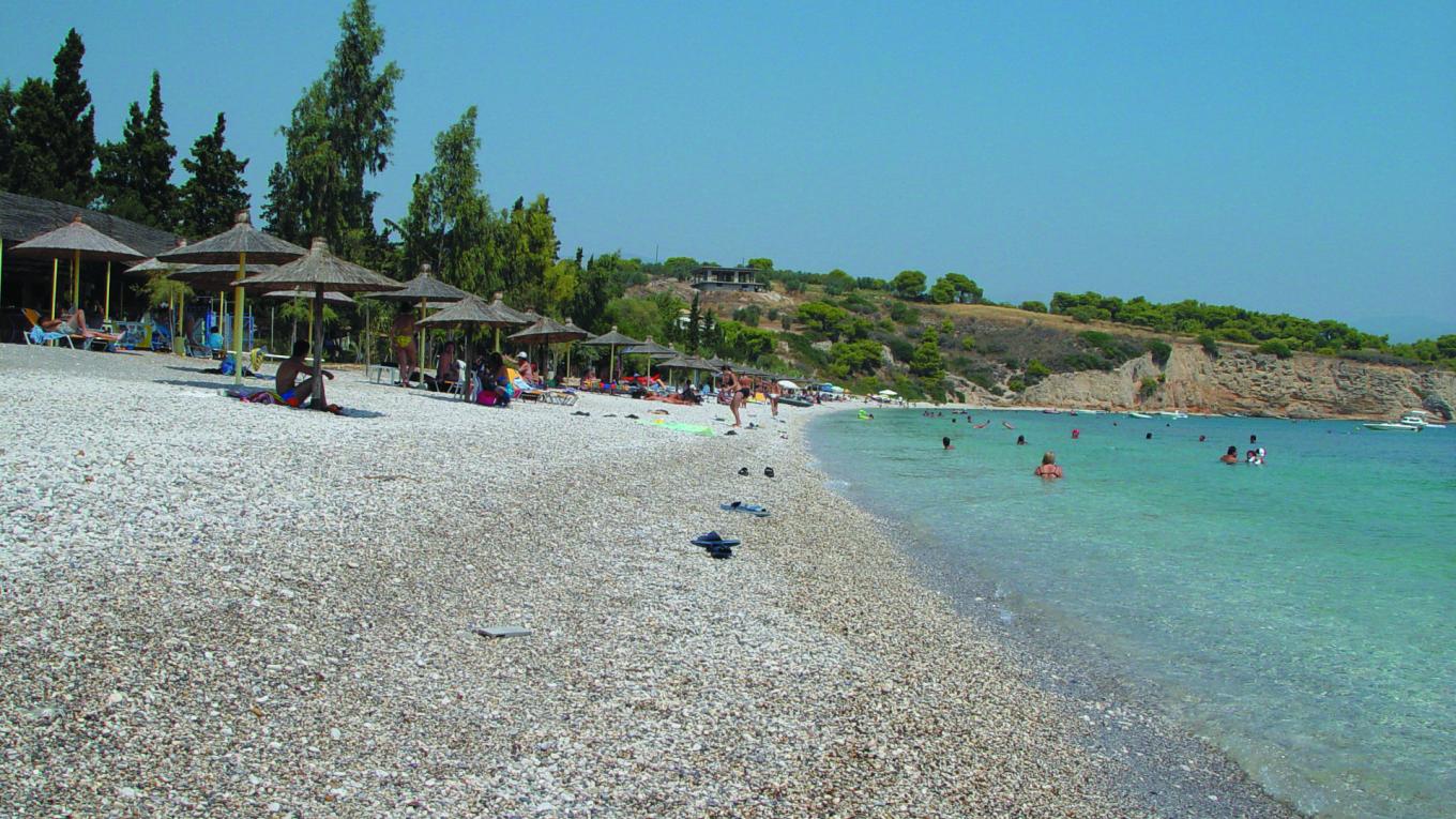 Camping Isthmia Beach Camping Isthmia Beach