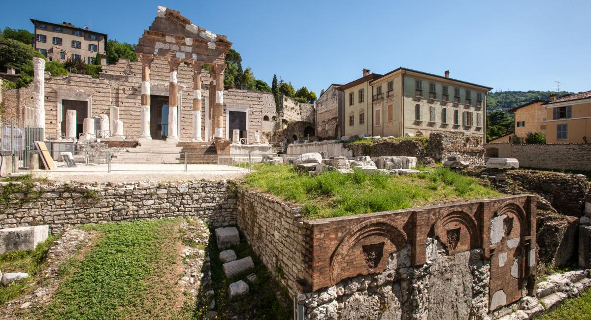 Dette arkæologiske område var sammen med det smukke Santa Giulia Museum medvirkende årsag til, at Brescia i 2011 blev optaget på Unesco’s liste over verdenskulturarv.