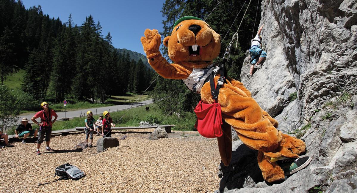 Østrig, Kleinwalsertal, Burmis eventyrprogram, sommer, oplevelser, sommererie