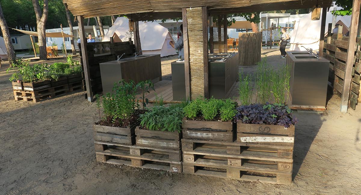Glamping, Ca' Savio, campingplads, Nordisk Village, Italien