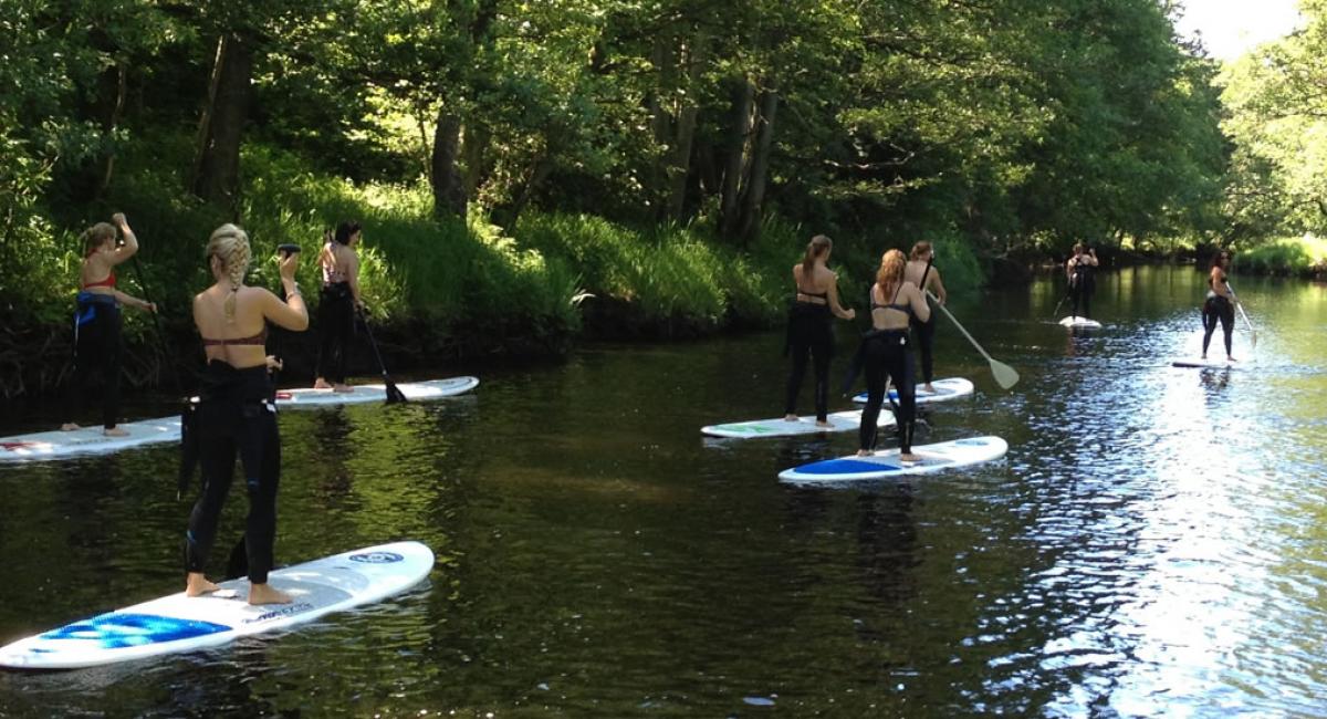 Sverige, Halland, stand up paddleboard, surfing, sejl, surf